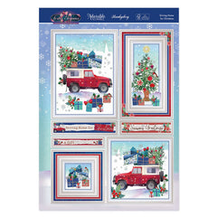 Driving Home For Christmas Luxury Topper Set-2