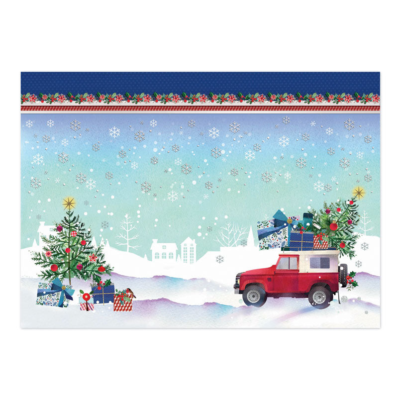 Driving Home For Christmas Luxury Topper Set-3