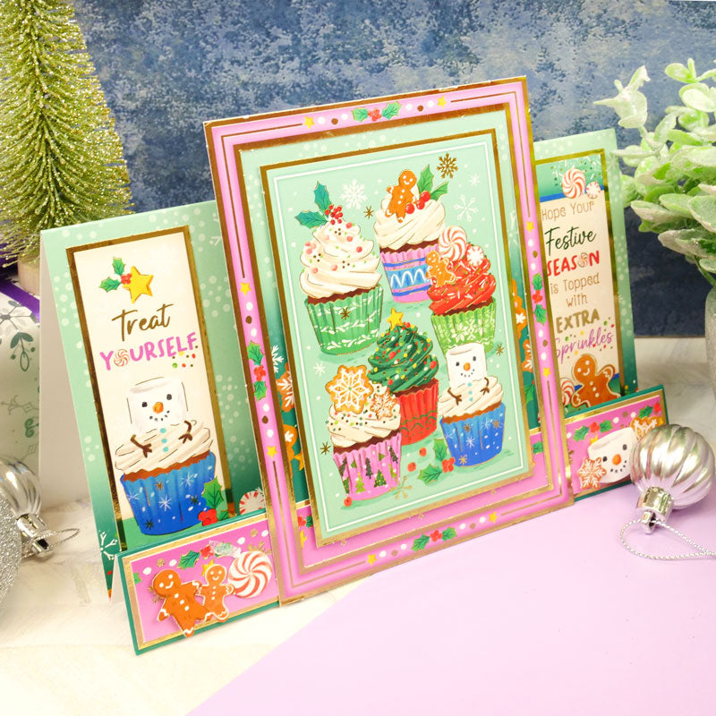 Décorations de luxe pour cupcakes de Noël-5