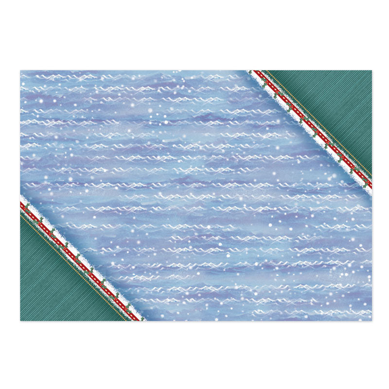 Winter by the Canal Luxury Topper Set-4
