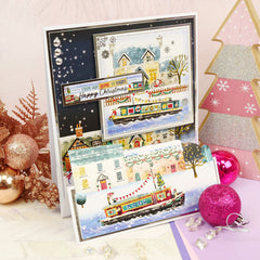 Winter by the Canal Luxury Topper Set-5