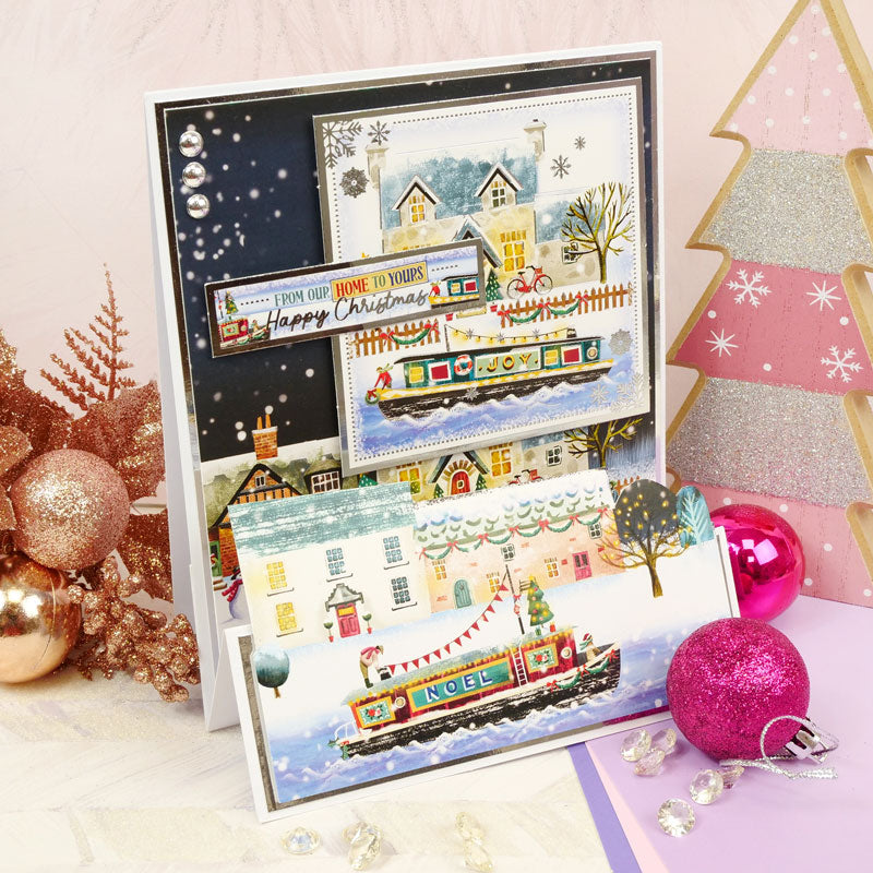 Winter by the Canal Luxury Topper Set-5