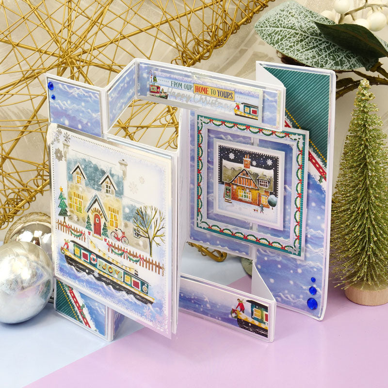 Winter by the Canal Luxury Topper Set-7