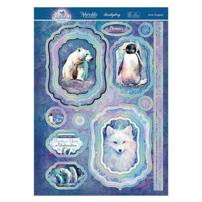 Arctic Kingdom Luxury Topper Set-2
