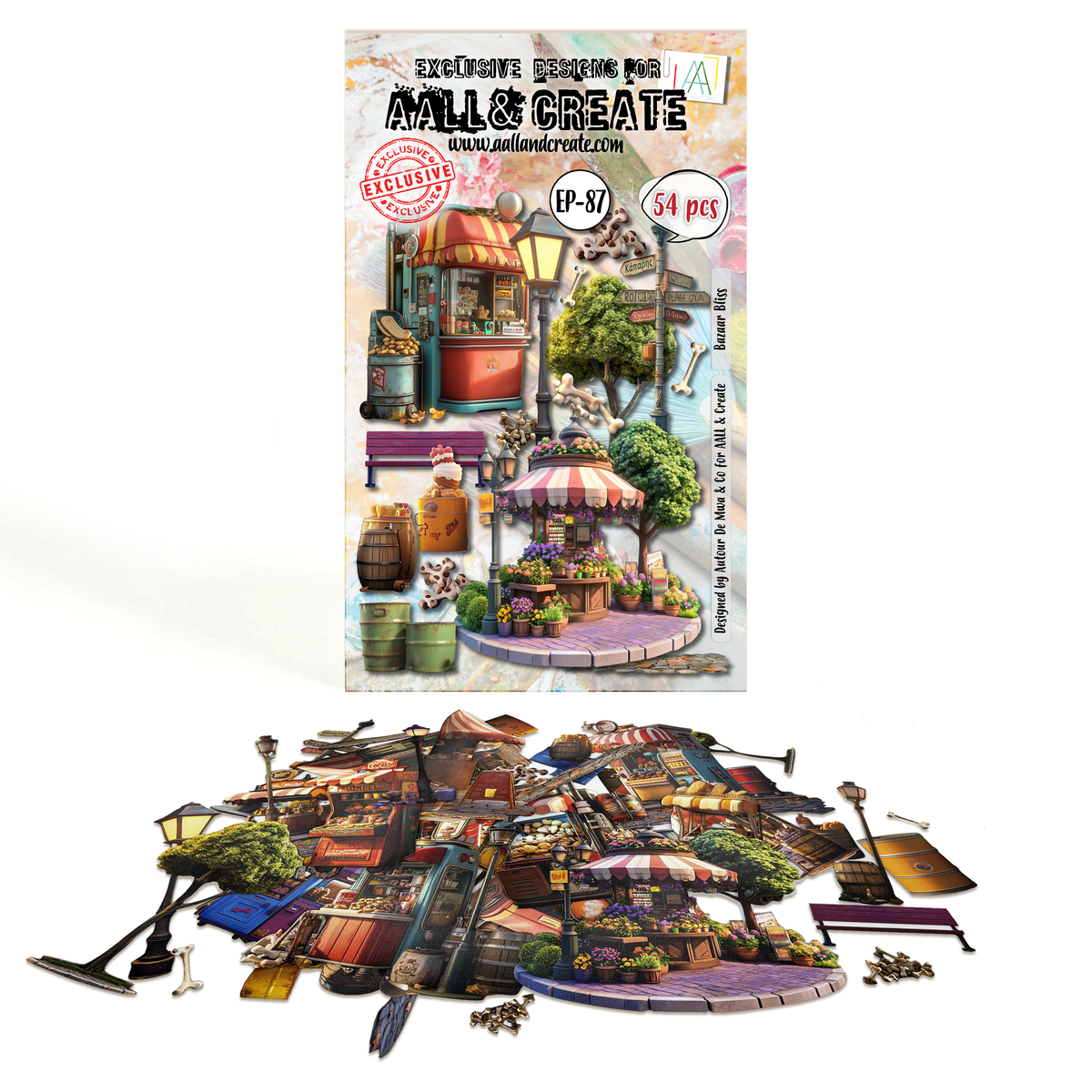 AALL and Create - Ephemera Die-Cuts - Bazaar Bliss-1