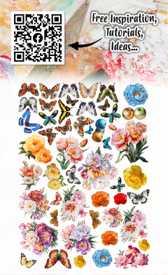 AALL and Create - A6 Ephemera Die-Cuts - Sorbet Petals-2