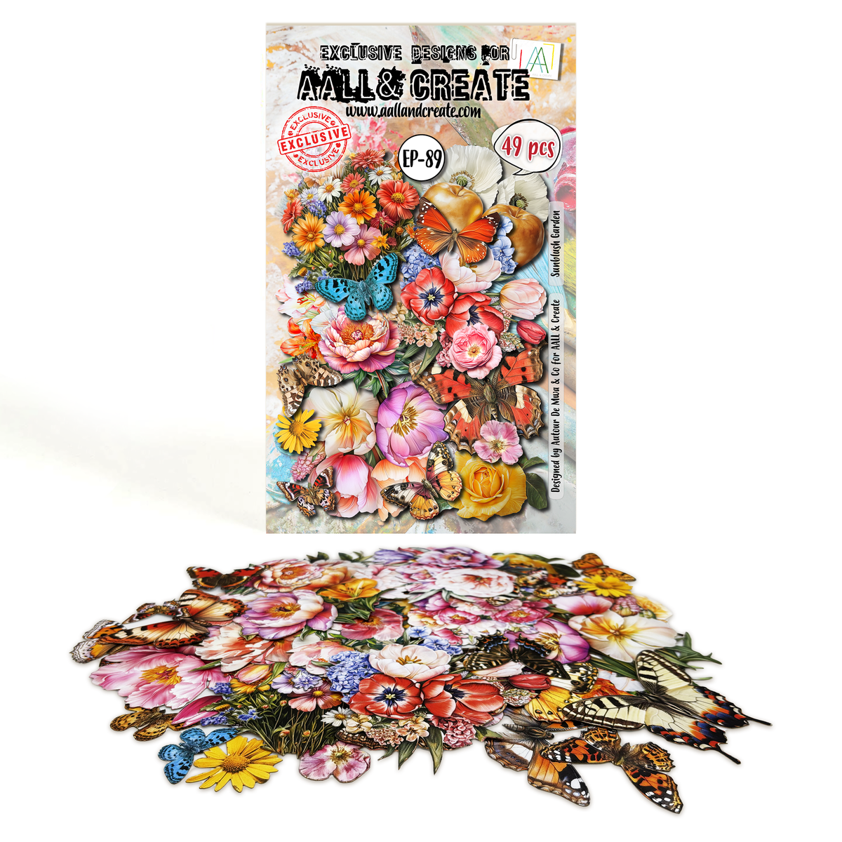 AALL and Create - A6 Ephemera Die-Cuts - Sunblush Garden-1