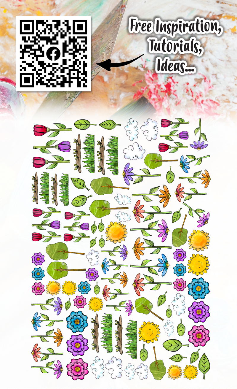 AALL and Create - Éléments de Die-Cuts Éphémères - Terre et Ciel-2