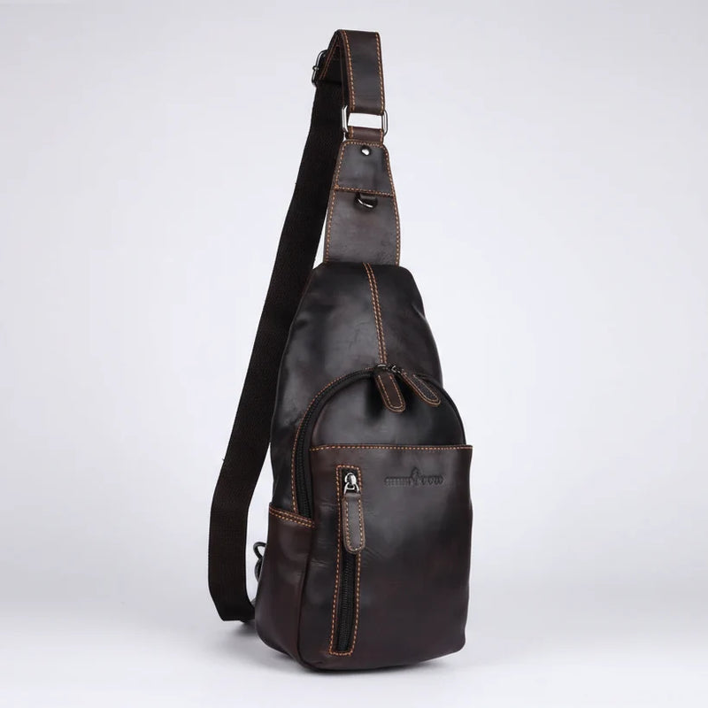 Greenwood Leather Crossbody Chest Bag-3