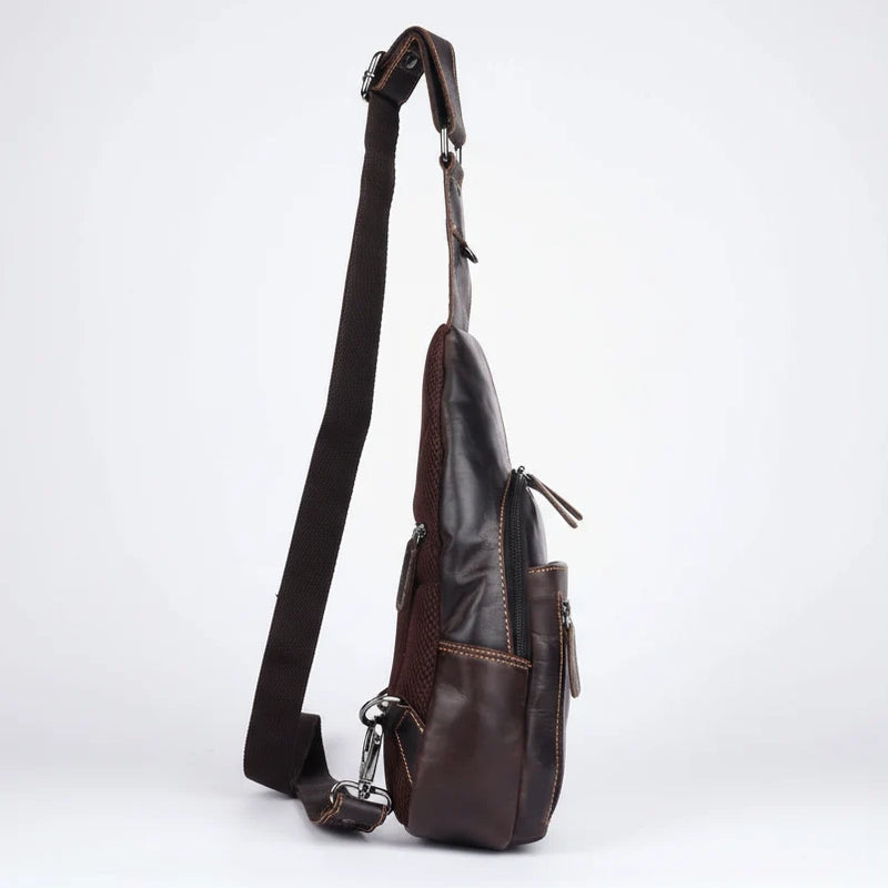 Greenwood Leather Crossbody Chest Bag-4