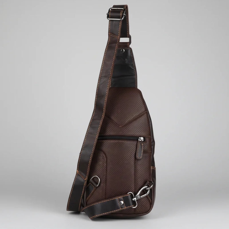 Greenwood Leather Crossbody Chest Bag-2