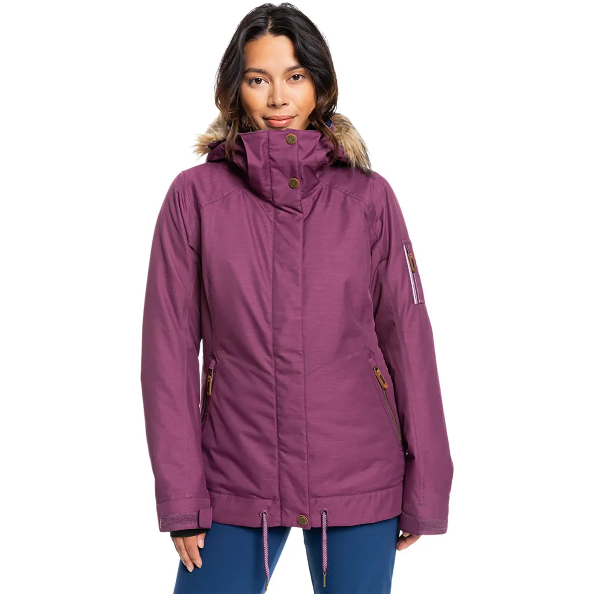 Roxy 'Meade' Insulated Jacket - Burgundy (Women's)-1