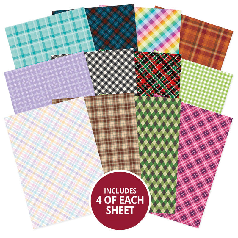 Hunkydory Essential Selection Paper Pad - Check-2