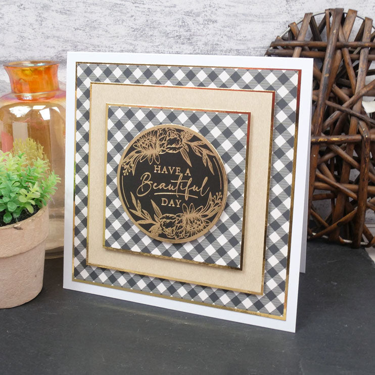 Hunkydory Essential Selection Paper Pad - Check-9