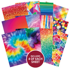 Hunkydory Essential Selection Paper Pad - Rainbow-2