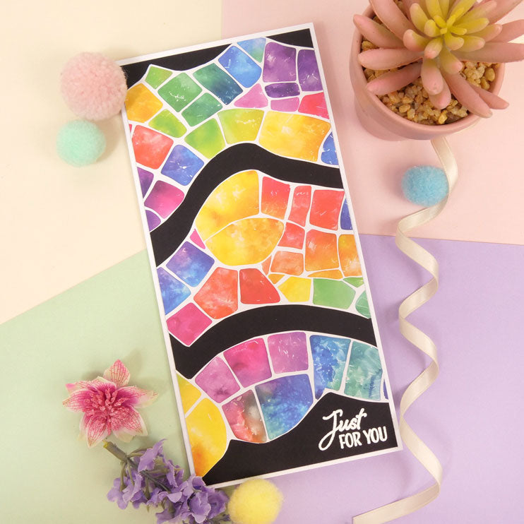 Hunkydory Essential Selection Paper Pad - Rainbow-5
