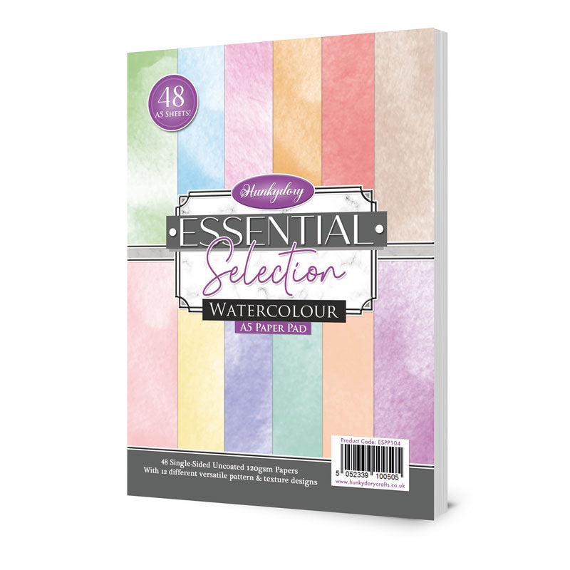 Hunkydory Essential Selection Paper Pad - Watercolour-1