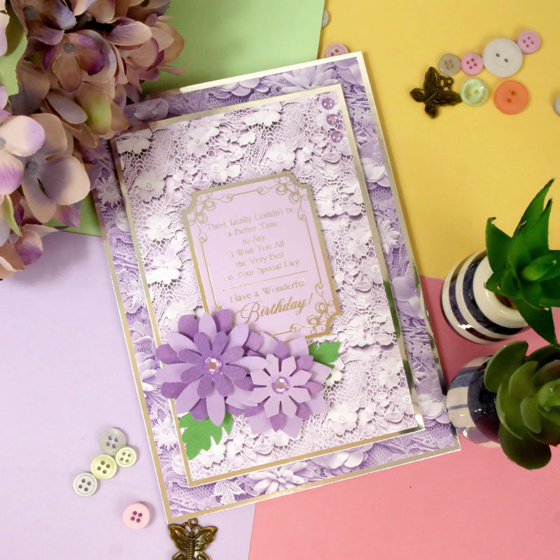 Hunkydory Essential Selection Paper Pad - Lace-3