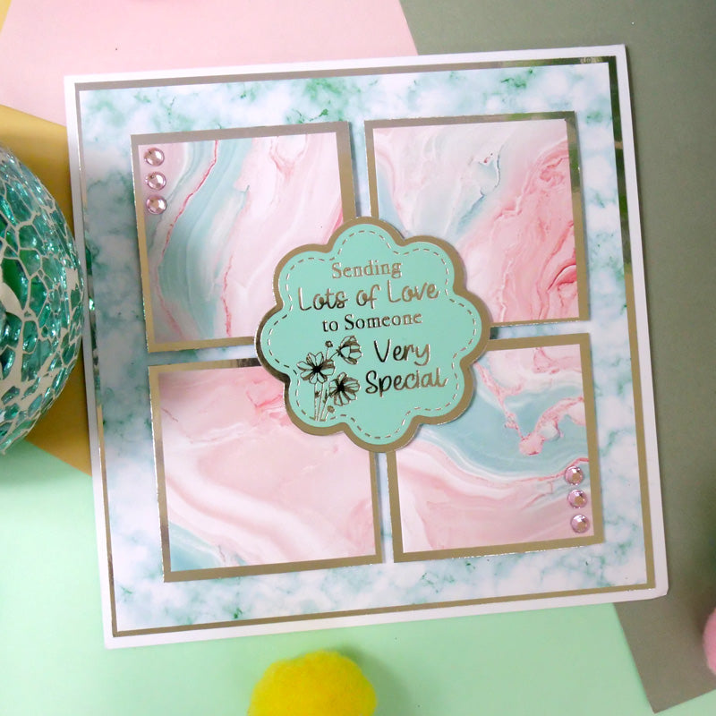 Hunkydory Essential Selection Paper Pad - Marble-9