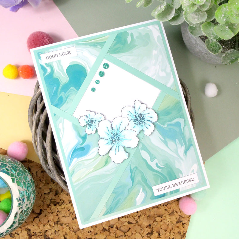 Hunkydory Essential Selection Paper Pad - Marble-13