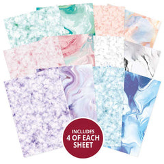 Hunkydory Essential Selection Paper Pad - Marble-2