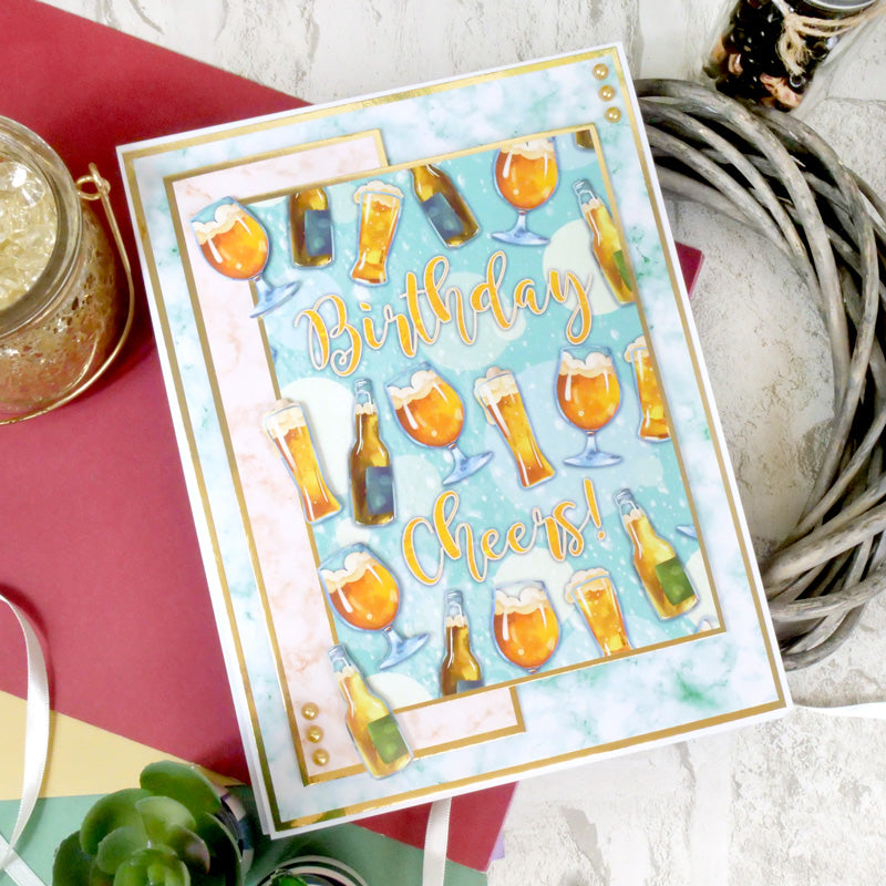 Hunkydory Essential Selection Paper Pad - Marble-8