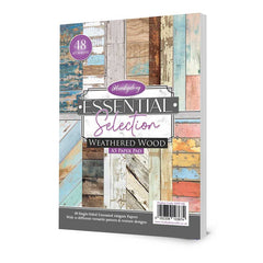 Hunkydory Essential Selection Paper Pad - Weathered Wood-1