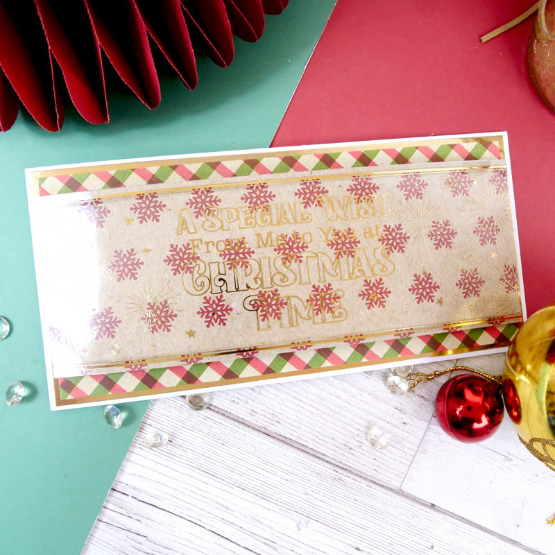 Bloc de papier Hunkydory Essential Selection - Kraft de Noël-9