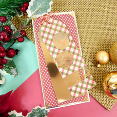 Bloc de papier Hunkydory Essential Selection - Kraft de Noël-3