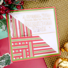 Bloc de papier Hunkydory Essential Selection - Kraft de Noël-4