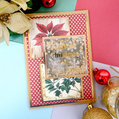Feuilles de sentiments de luxe festives avec motifs en aluminium-5