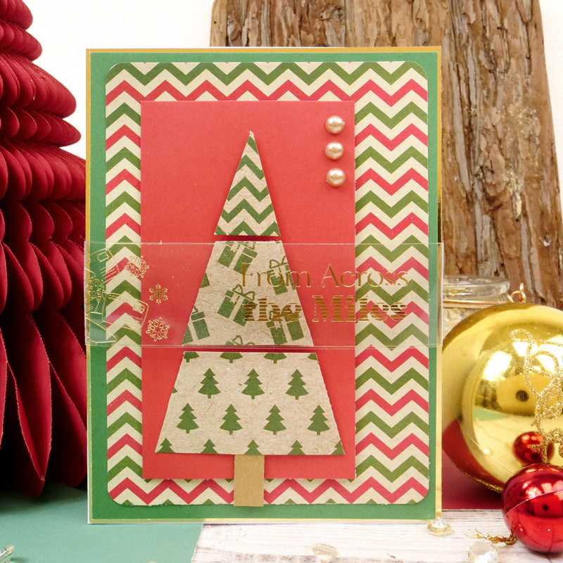 Bloc de papier Hunkydory Essential Selection - Kraft de Noël-8