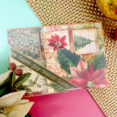 Hunkydory Bloc de papier sélection essentielle - Collage festif-3