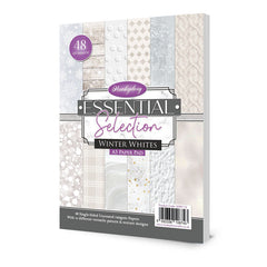 Bloc de papier Hunkydory Essential Selection - Blancs d'hiver-1