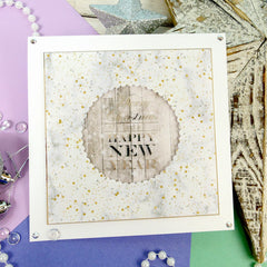 Feuilles de sentiments de luxe festives avec motifs en aluminium-4