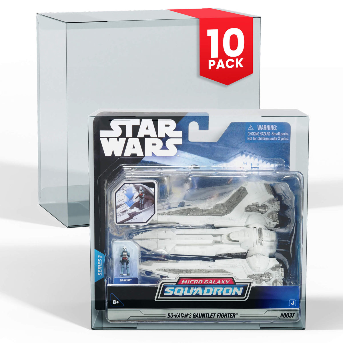 Star Wars Micro Galaxy Squadron Starfighter EVORETRO PET Protectors (0.40 mm, 10-Pack)-4