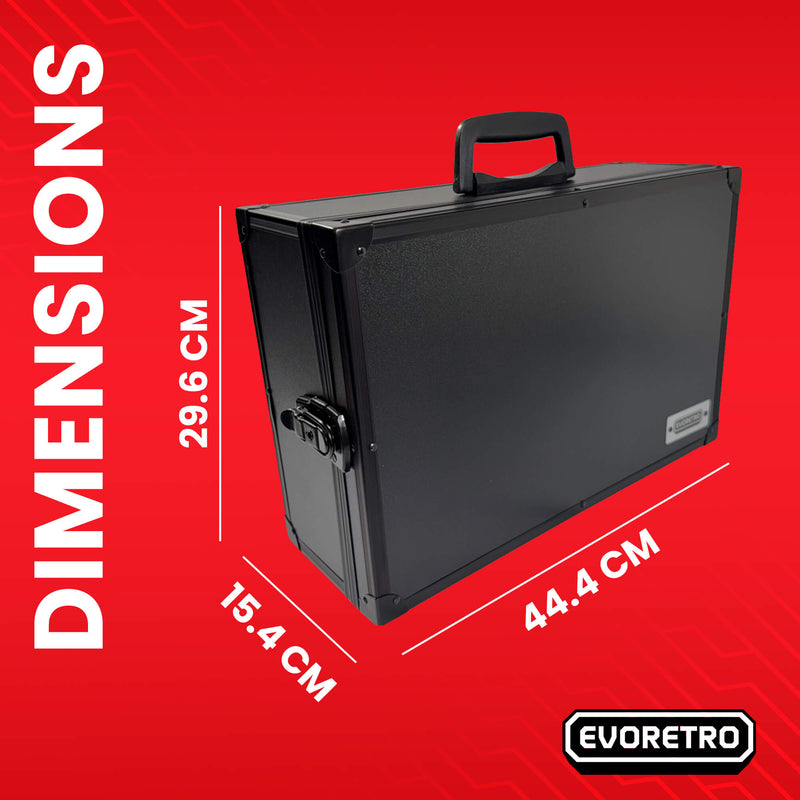 80-Slot EVORETRO Miniature Storage Case with Customizable Foam-5