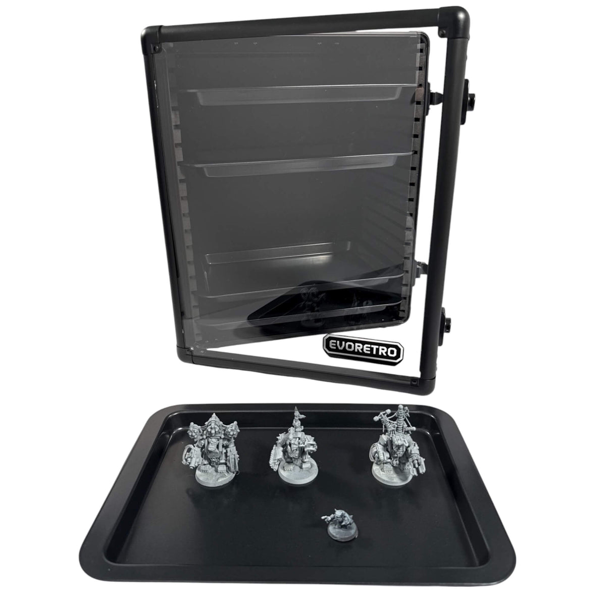 EVORETRO Miniatures Display Case with 5 Magnetic Trays-11