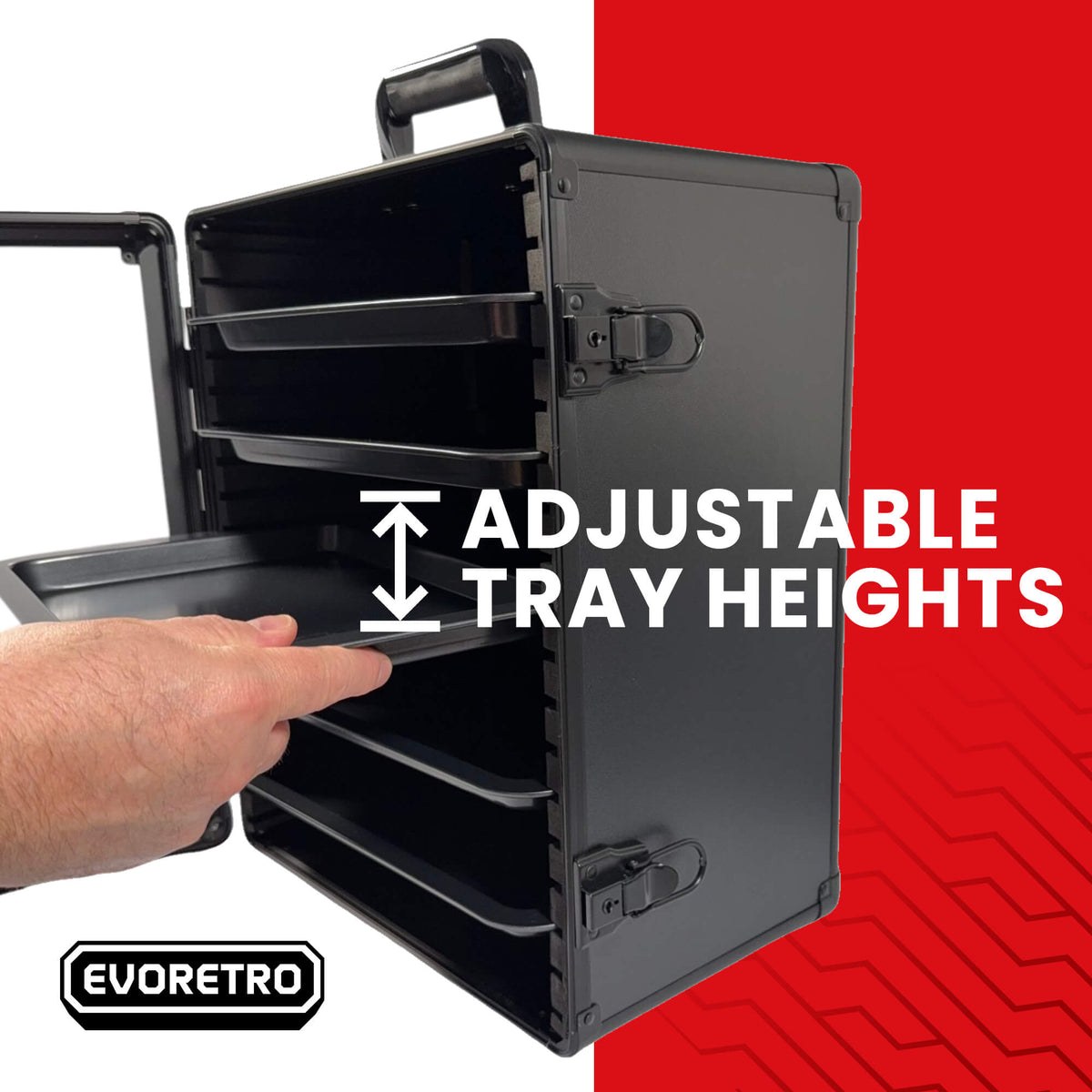 EVORETRO Miniatures Display Case with 5 Magnetic Trays-22