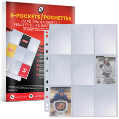 EVORETRO 9-Pocket Binder Pages for Trading Cards | 40 Sheets-1
