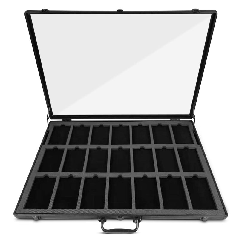 EVORETRO Graded Card Display Case – 21-Slot Secure Showcase-2