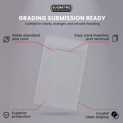 EVORETRO Graded Card Sleeves for Beckett and bumper  – Pack of 100-5