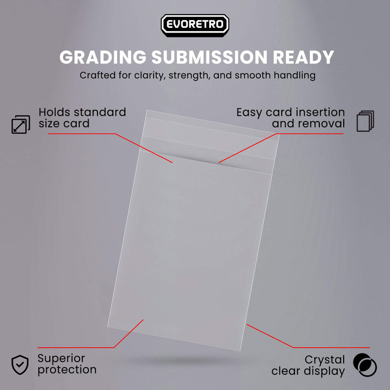 EVORETRO Graded Card Sleeves for Beckett and bumper  – Pack of 100-5