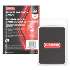 Large Card Sleeves – Fits Thick Cards Up to 180pt (Pack of 100)-1
