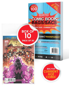 EVORETRO Comic Bags for Current Age Comic Bags Protector - 2MIL-6