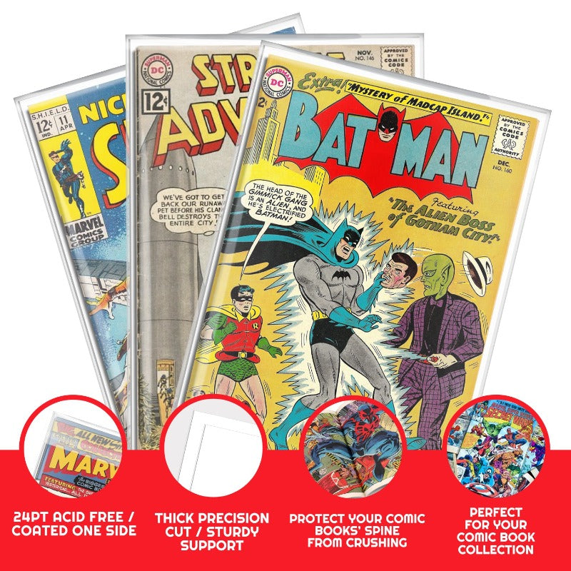 Comic Backer Boards for Silver Age Comic - Backboard 24PT-3