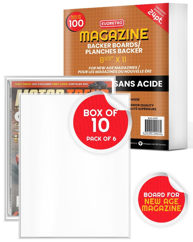 New Age Magazines Comic Backer Boards - Backboard 24PT-7