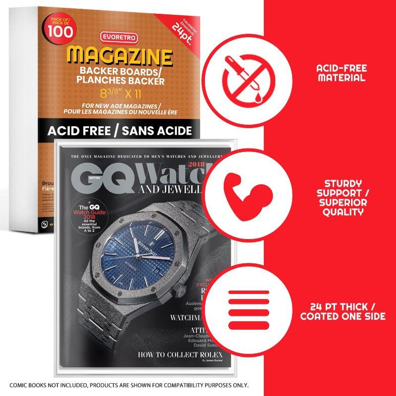 New Age Magazines Comic Backer Boards - Backboard 24PT-4