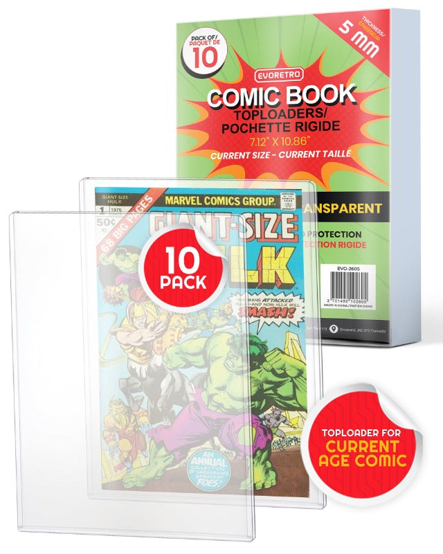 Comic Book Top Loader for Current Age Comics-1