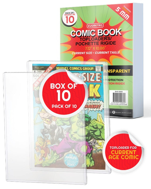 Comic Book Top Loader for Current Age Comics-7